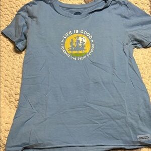 Life is Good Blue T-Shirt